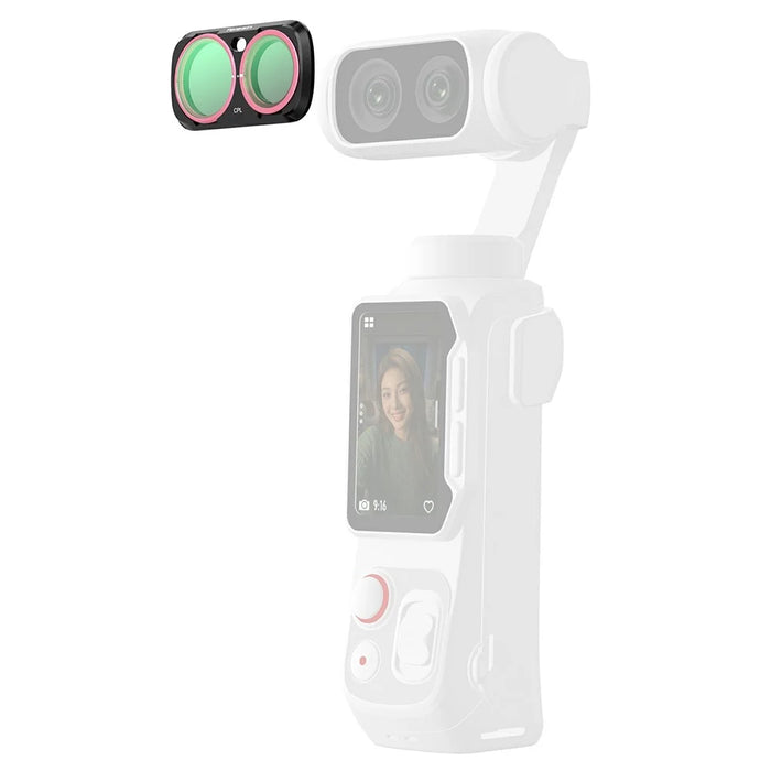 TELESIN S5-FLT-85-TIS for Insta360 Luna Filter Kit , CPL VND Black Diffusion 1 / 4 Camera Filter Set - Transparent - 3