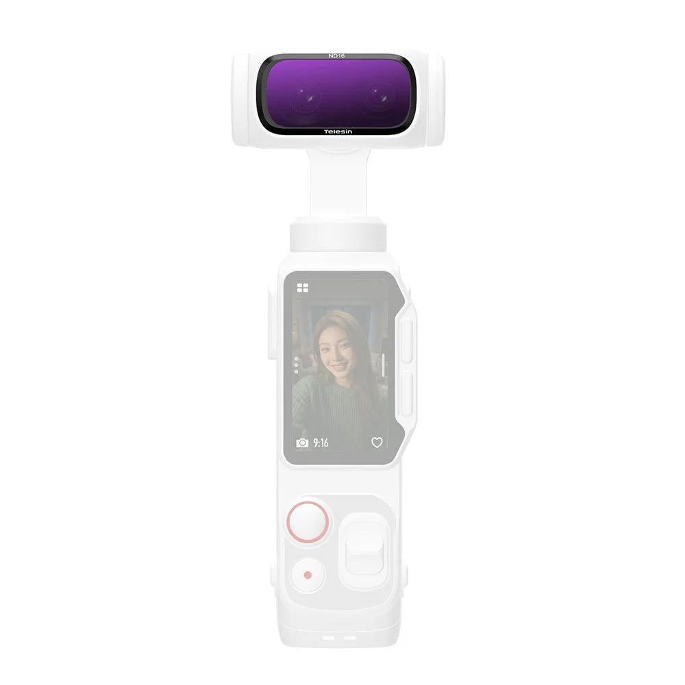 TELESIN S5-FLT-82-TIS 3Pcs / Set ND4+ND16+ND64 Filter for Insta360 Luna Ultra Magnetic Optical Glass Camera Lens Filter - 4