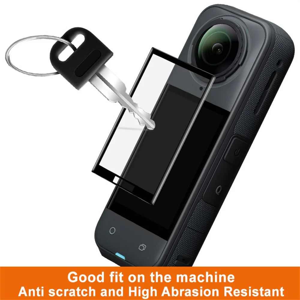 IMAK for Insta360 X5 Camera Screen Protector PMMA HD Clear Anti-Scratch Sensitive Touch Film - Transparent - 5