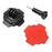 360 Degree Rotating Helmet Mount for GoPro Action Camera Quick Release Adhesive Base - Black - 3