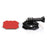 360 Degree Rotating Helmet Mount for GoPro Action Camera Quick Release Adhesive Base - Black - 4