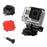 360 Degree Rotating Helmet Mount for GoPro Action Camera Quick Release Adhesive Base - Black - 6