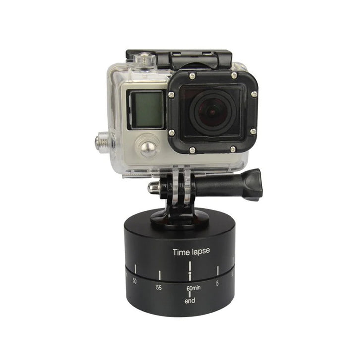 360 Degree Panoramic Rotating Time Lapse Stabilizer Tripod Adapter for Gopro DSLR Camera - 7