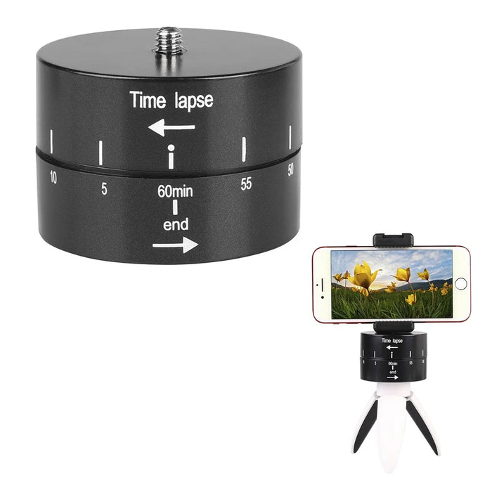360 Degree Panoramic Rotating ABS Time Lapse Stabilizer Tripod Adapter for Gopro DSLR Camera - 1