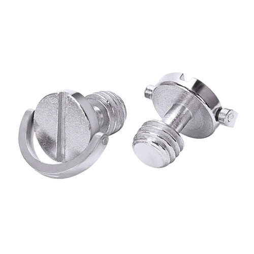 Longer Shaft D-ring Screw 3/8 inch Thread Camera Tripod Quick Release Plate Ballhead Fixing Screw Adapter - 1