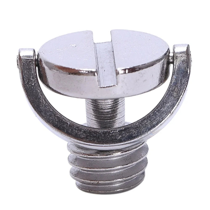 Longer Shaft D-ring Screw 3/8 inch Thread Camera Tripod Quick Release Plate Ballhead Fixing Screw Adapter - 4
