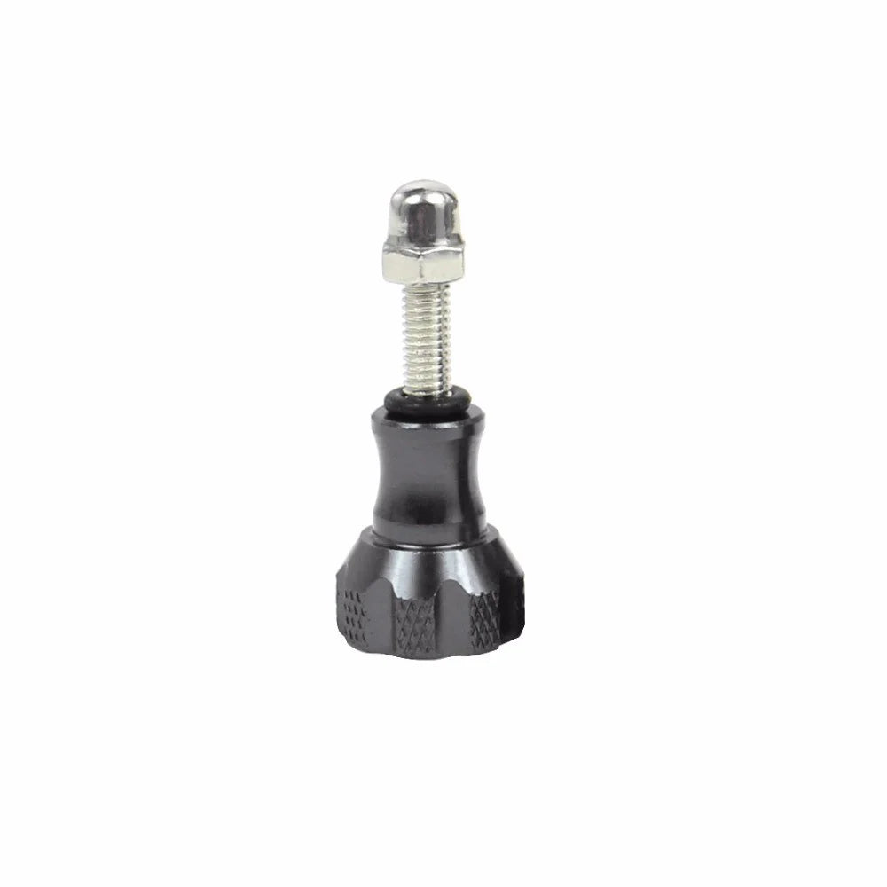 3pcs Aluminum Alloy Long Short Thumb Knob Screws Nut for GoPro Hero Black 8 7 6 5 4 SJcam EKEN YI 4K - Black - 3