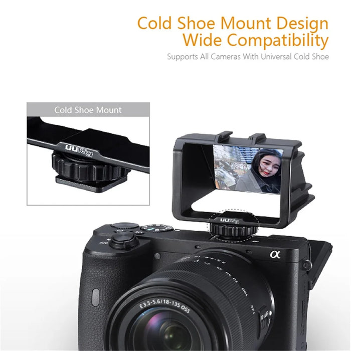 UURig R031 Camera Vlog Selfie Flip Screen Bracket for Mirrorless Periscope Solution A6300 A6000 Sony A73 A7 A6500 A72 - 3