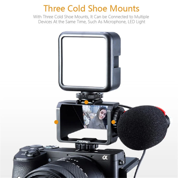 UURig R031 Camera Vlog Selfie Flip Screen Bracket for Mirrorless Periscope Solution A6300 A6000 Sony A73 A7 A6500 A72 - 5
