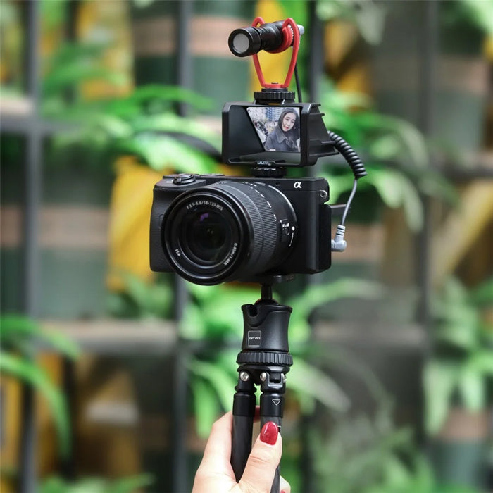 UURig R031 Camera Vlog Selfie Flip Screen Bracket for Mirrorless Periscope Solution A6300 A6000 Sony A73 A7 A6500 A72 - 7