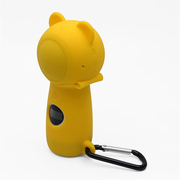 Full Body Drop-proof Soft Silicone Protective Cover Case for Samsung Gear 360 (2017) Panoramic 4K Sports Camera - Yellow - 4