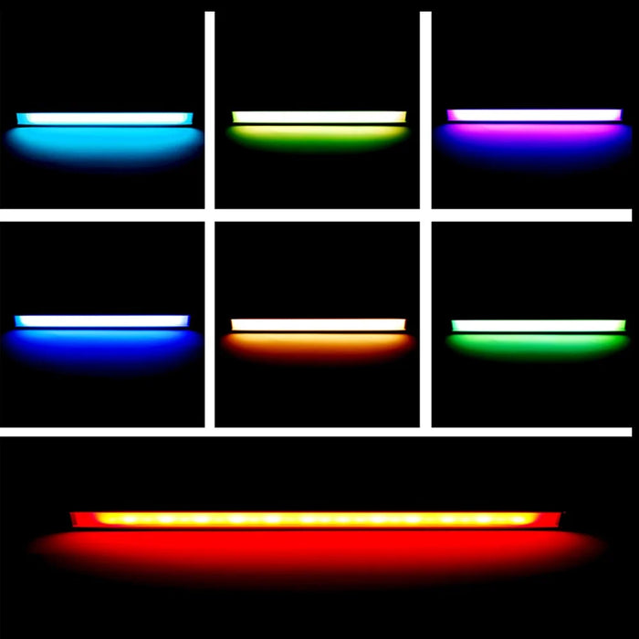 LUXCEO Q508A 8-color Photography RGB Fill Light Adjustable Color Temperature Handheld Video Light - Black/White - 6