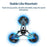 TELESIN TE-TSB-001 Three Suction Cups Action Camera Tripod Mount Bracket Holder Photography Stand for Gopro/Insta360 - 3