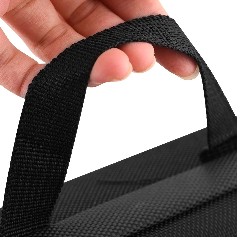 EWB8067_1 Large Size Portable Camera Zipper Handbag Shockproof Carrying Case Storage Bag for GoPro Hero 10/9 - 7