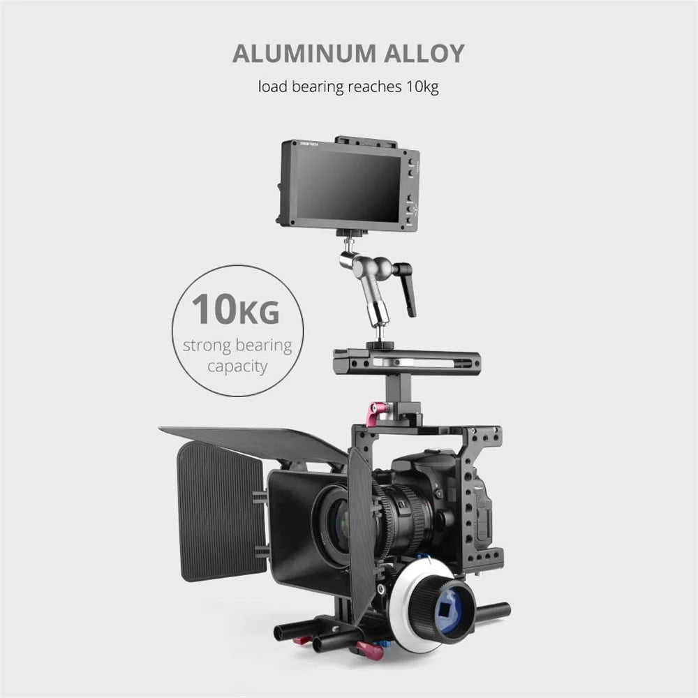 YELANGU LWSY-L7 7-inch Metal Extension Arm Mount Camera Rotating Bracket with 1/4 Adapter for DV Monitor LCD Screen - 3