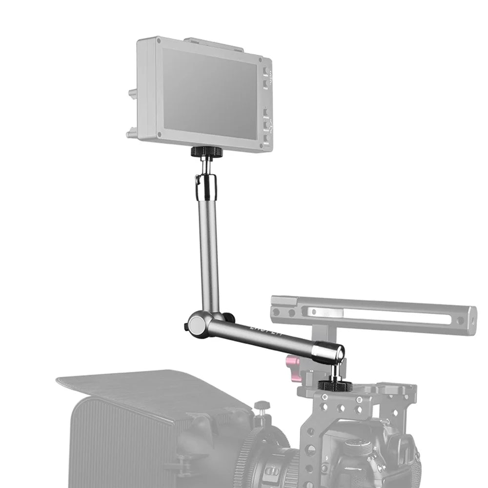 YELANGU LWSY-L11 11-inch Quick Lock Camera Rotating Metal Bracket Extension Arm Mount with 1/4 Adapter for DV Monitor LCD Screen - 1