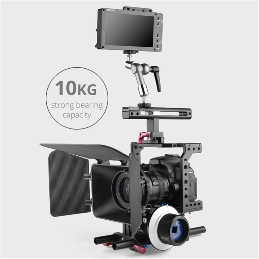YELANGU LWSY-L11 11-inch Quick Lock Camera Rotating Metal Bracket Extension Arm Mount with 1/4 Adapter for DV Monitor LCD Screen - 3