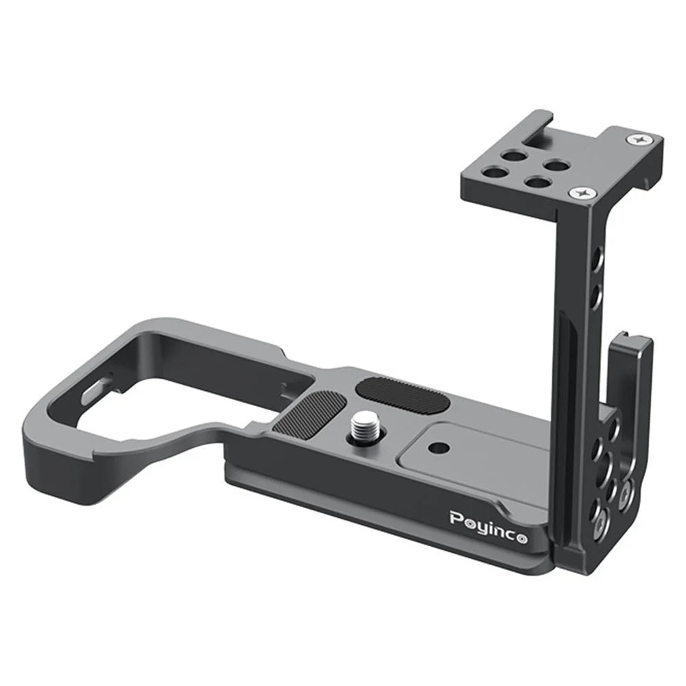 POYINCO JN-037 L-shape Bracket for Sony A7M4 Quick Release Plate Tripod Head Vertical Horizontal Switching Camera Accessories - 2