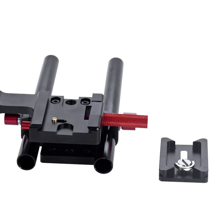 POYINCO For Sony A7 Series/ Nikon D810 Aluminum Alloy Camera Cage Kit with Top Handle Grip Quick Release Base - 4
