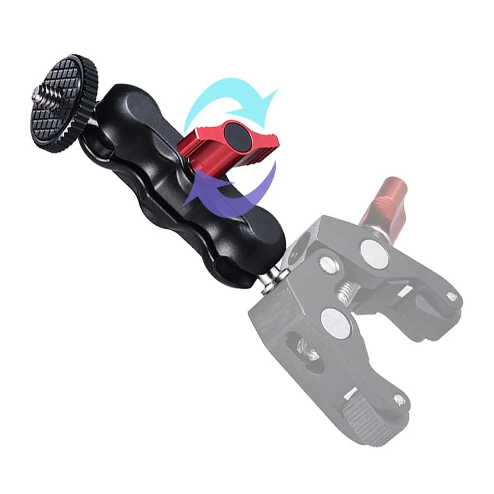 POYINCO PY-093 Anti-slip Camera Clamp Mount Monitor 360-degree Ball Head Magic Arm with Screw Adapter for DSLR/LED Lights - 3