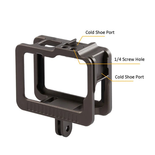 POYINCO JN-003 for GoPro Hero 9/10 Action Camera Cage Aluminum Alloy Protective Frame Case - 2