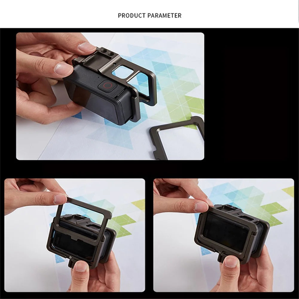 POYINCO JN-003 for GoPro Hero 9/10 Action Camera Cage Aluminum Alloy Protective Frame Case - 7