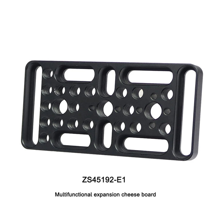 ZS45192-E1 Multifunction Camera Expansion Cheese Plate Mount Board 1/4 3/8 Hole Switching Plate Photography Accessories - 5