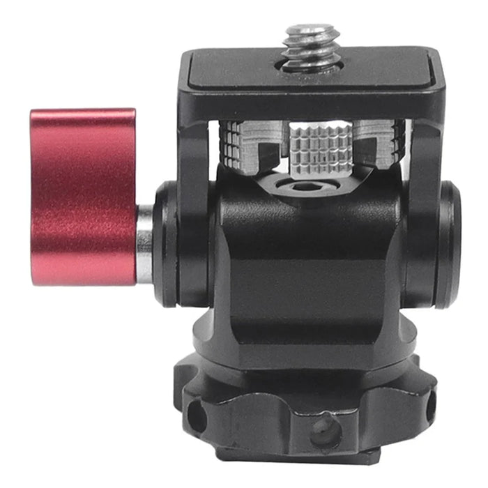 F42458 Camera Hot Shoe SLR Camera Base Gimbal Monitor Expansion Bracket Mount Aluminium Alloy Bracket - 2