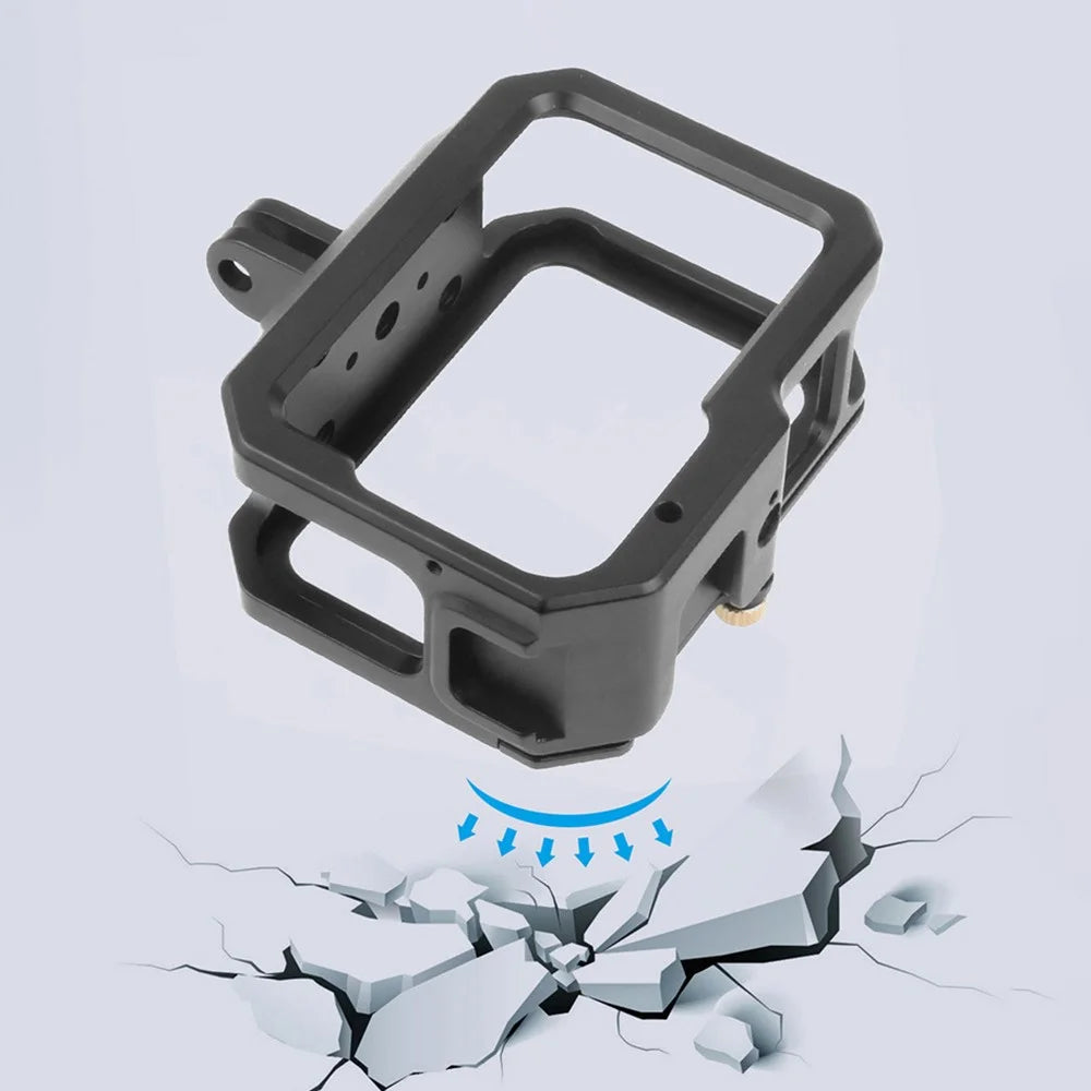 KF41279 For GoPro Hero 9/10 Camera Cage Protective Frame + Adapter Ring + UV Lens Set - 5