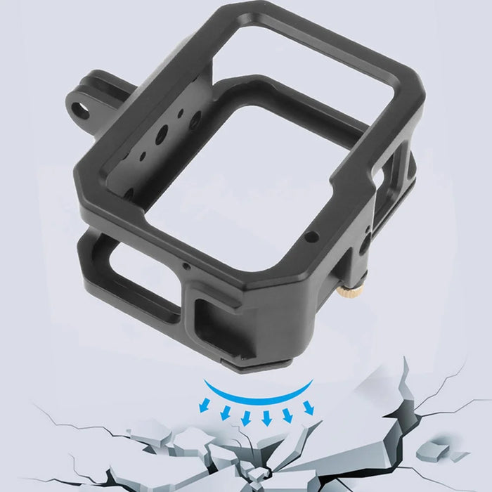 KF41279 Aluminum Alloy Camera Cage Protection Case for GoPro Hero 9/10 with Adapter Loop+UV Lens+Lens Cap - 5