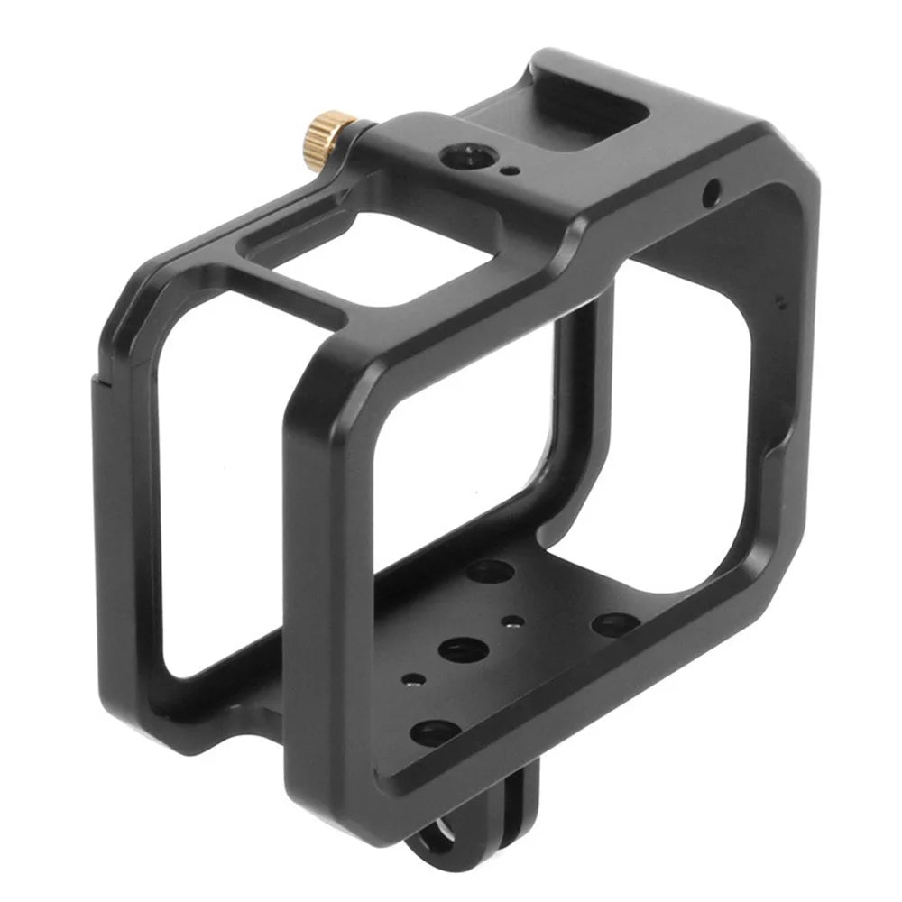 KF41279 Hard Aluminum Alloy Camera Cage Case for GoPro Hero 9/10 Extension Hot Shoe Mouth Case - 1