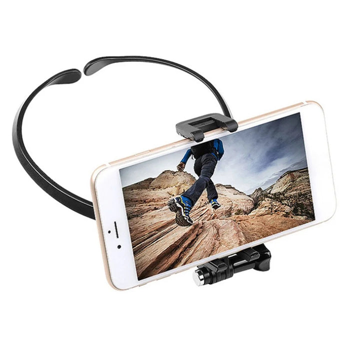 CN-89 Neck Mount Stand for GoPro Hero 10/9/8 Action Camera Phone Neck Strap Bracket - 4