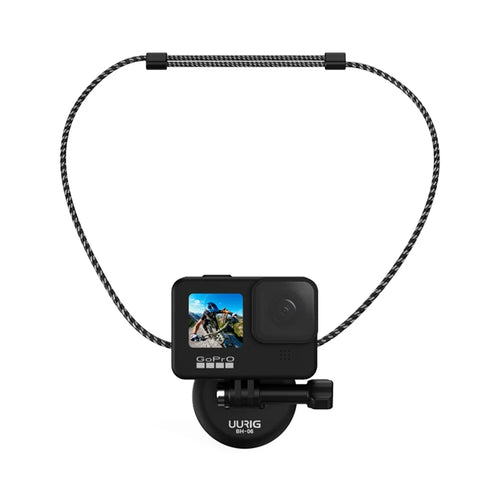 UURIG Magnetic Quick-Release Stand for GoPro Hero 8/9/10 Action Camera Holder with 1/4" Screw and Lanyard - 1
