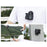 UURIG Magnetic Quick-Release Stand for GoPro Hero 8/9/10 Action Camera Holder with 1/4" Screw and Lanyard - 3