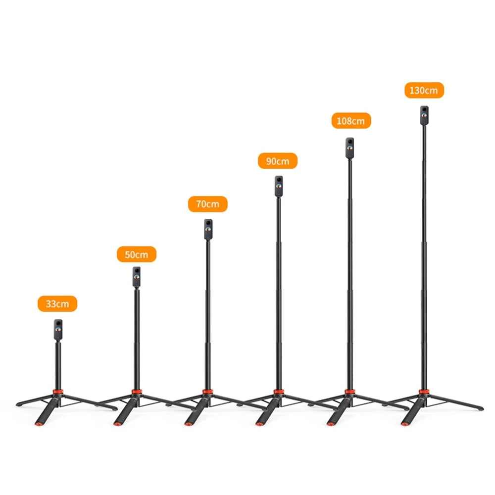 UURIG TP-03 5-Section Telescopic Selfie Stick Hidden Tripod for GoPro Insta Action Camera - 7