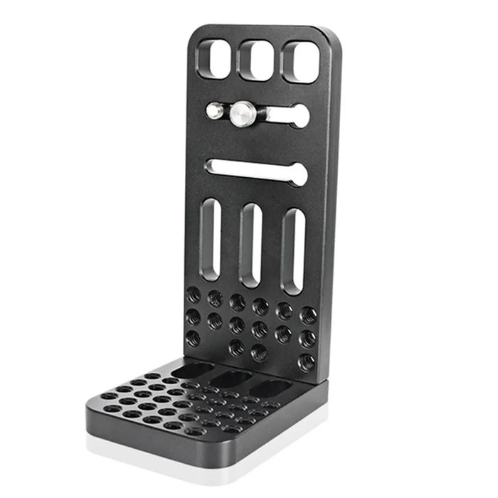 L130A Universal 1 / 4'' Screw Hole SLR Camera Bracket Mount Aluminum Alloy Vertical Shooting Plate - 2