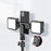 ST-06S Universal Camera Dual Cold Shoe Adapter Phone Mount Clamp 360-Degree Rotation Holder Smartphone Clip - 7