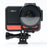 For Insta360 ONE RS Panorama Camera Lens Cover Tempered Glass Protector + Camera Frame Anti-collision Case - 3