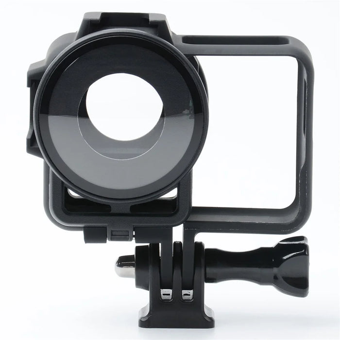 For Insta360 ONE RS Panorama Camera Lens Cover Tempered Glass Protector + Camera Frame Anti-collision Case - 5