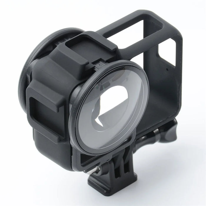For Insta360 ONE RS Panorama Camera Lens Cover Tempered Glass Protector + Camera Frame Anti-collision Case - 7