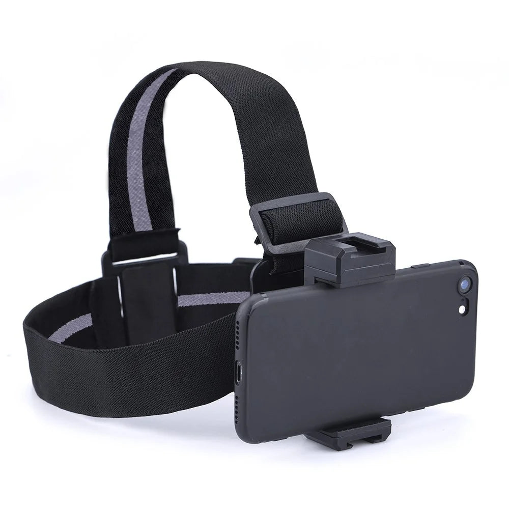 BRDRC DJI-8862 Cellphone / Camera Mount Head Strap Vlog Video Shooting Mobile Phone Holder Head Fixing Belt - 1