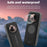 BRDRC 2Pcs PC Adhesive Lens Protector for Insta360 One X2 , Anti-scratch Sticky Camera Lens Guard - 3
