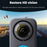 BRDRC 2Pcs PC Adhesive Lens Protector for Insta360 One X2 , Anti-scratch Sticky Camera Lens Guard - 4