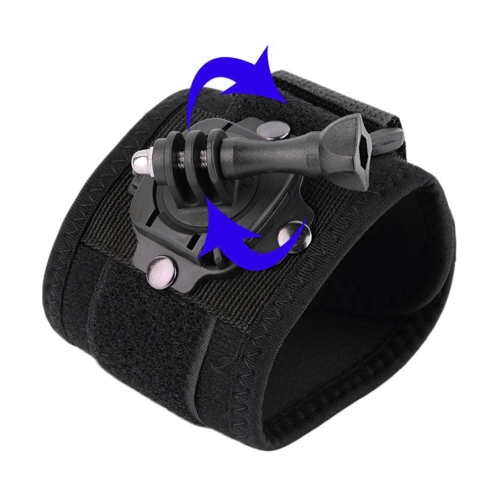 GP144 For GoPro Hero 4 / 5 / 6 / 7 / 8 / 9 / 10 / 11 360 Degree Rotation Wrist Strap Mount Holder Accessory - 4