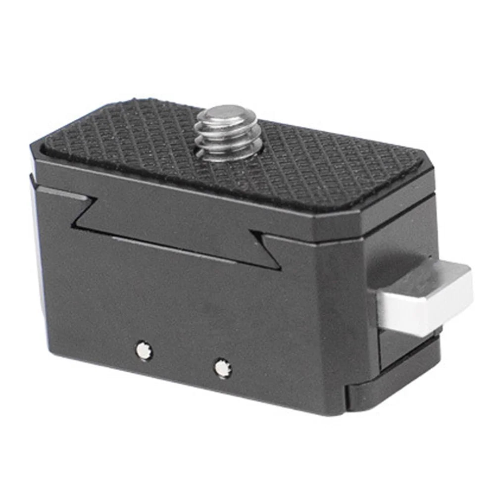 Camera Tripod Quick Release Plate Base Aluminum Alloy SLR Camera Phone Clip Tripod Mount Adapter - 1
