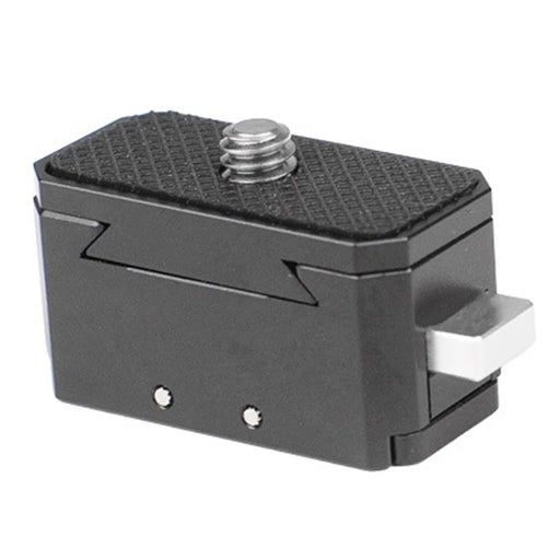Camera Tripod Quick Release Plate Base Aluminum Alloy SLR Camera Phone Clip Tripod Mount Adapter - 1