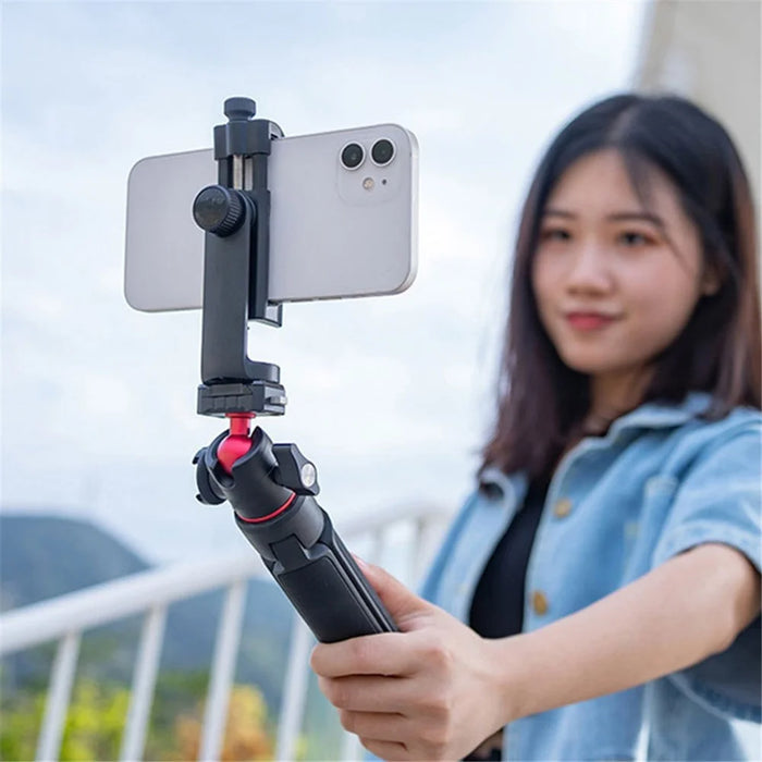 Camera Tripod Quick Release Plate Base Aluminum Alloy SLR Camera Phone Clip Tripod Mount Adapter - 2