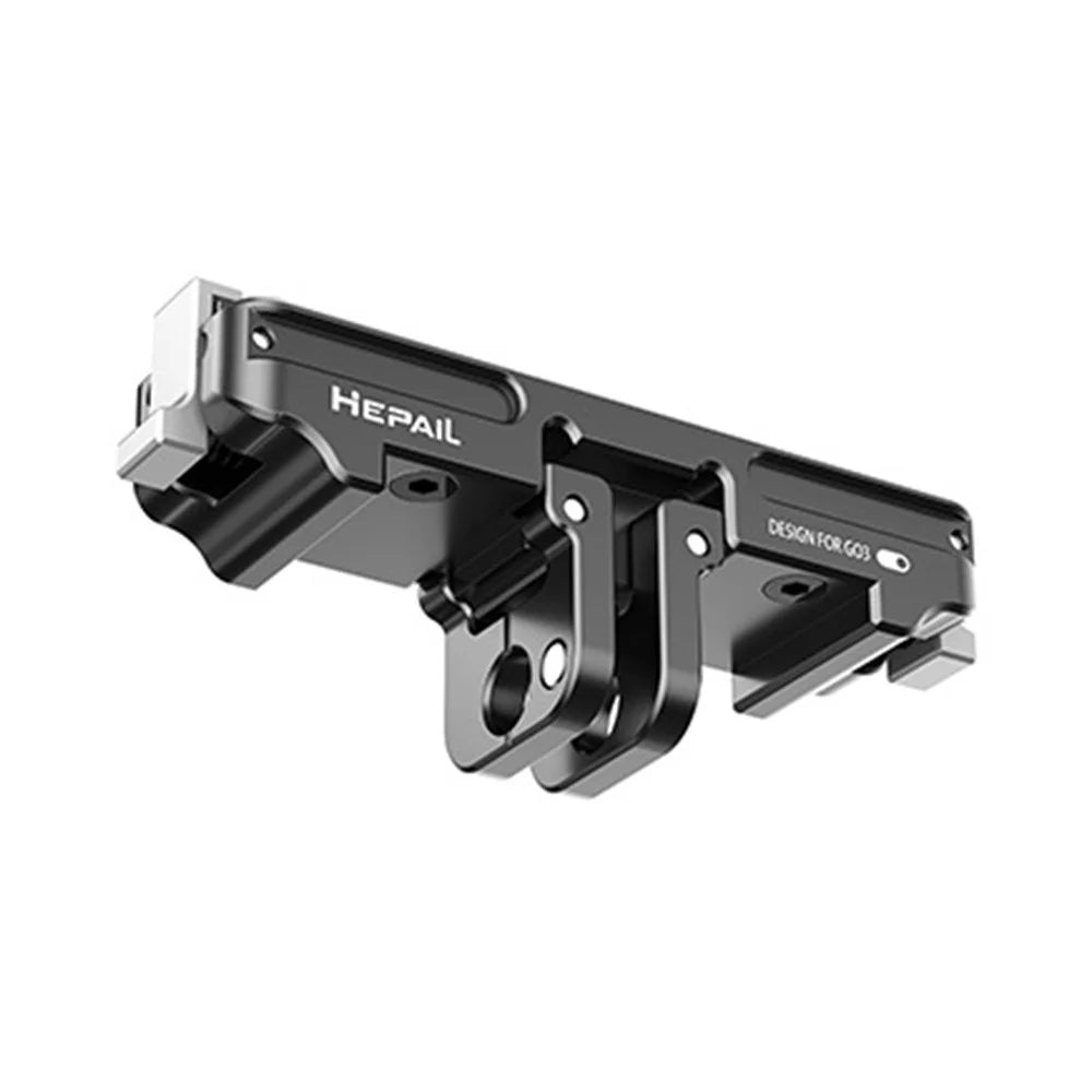 HEPAIL For Insta360 GO 3 Camera Magnetic Quick Release Base Aluminum Alloy Tripod Mount Adapter - 4