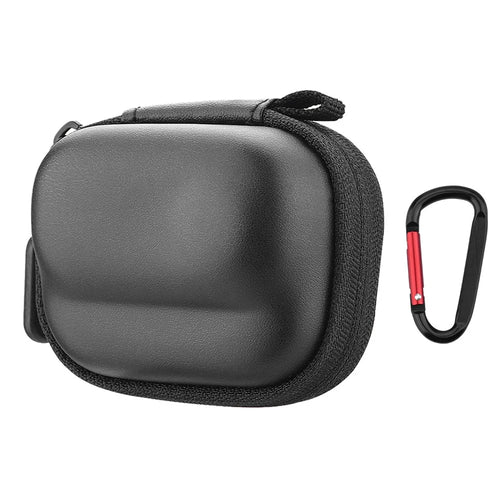BRDRC For Insta360 GO3 Sports Camera Storage Bag Portable Protective Case with Carabiner - Black - 1