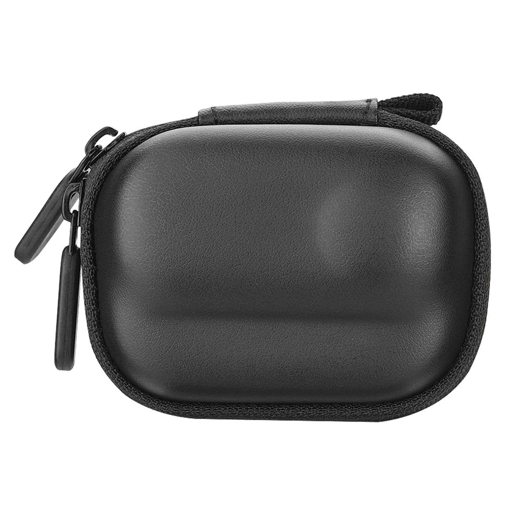 BRDRC For Insta360 GO3 Sports Camera Storage Bag Portable Protective Case with Carabiner - Black - 2